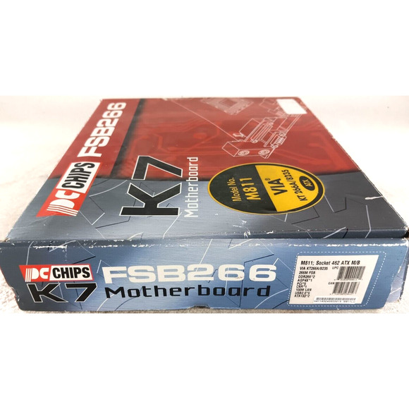 PC Chips M811 Socket A 462 Via 266A/8235 AMD Motherboard - Picture 4 of 6